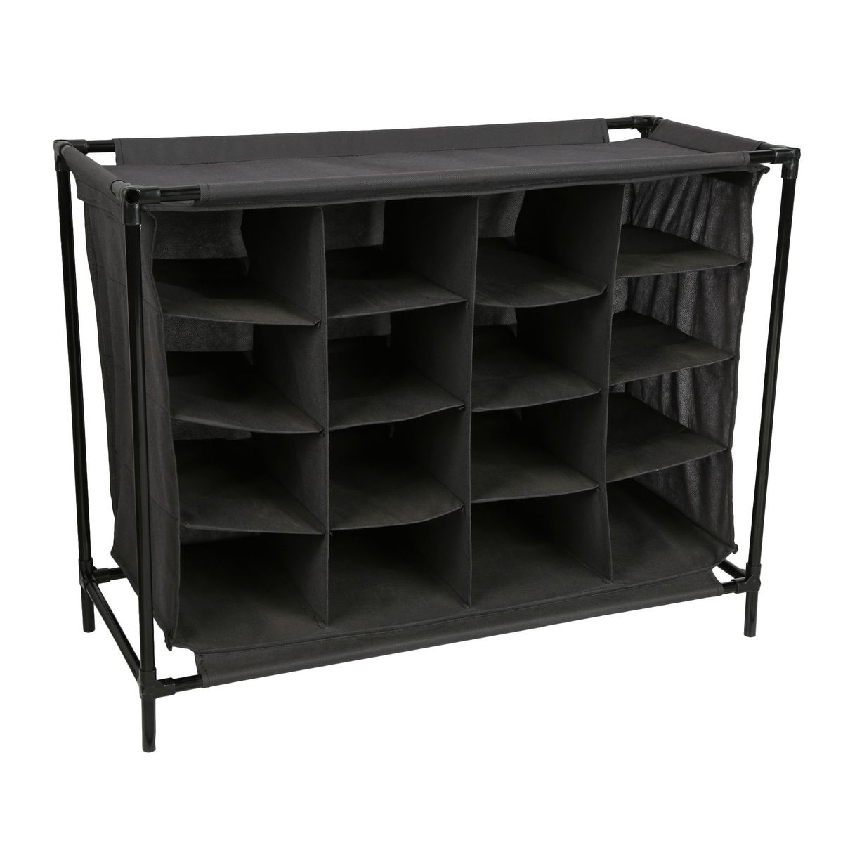 JUST HOME COLLECTION - Zapatera de tela 16 divisiones