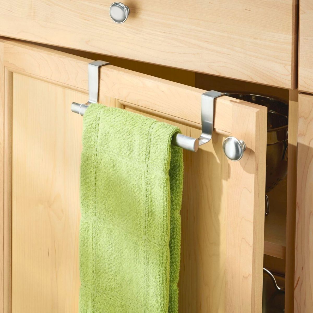 INTERDESIGN - Porta Secador Extensible Acero Inoxidable