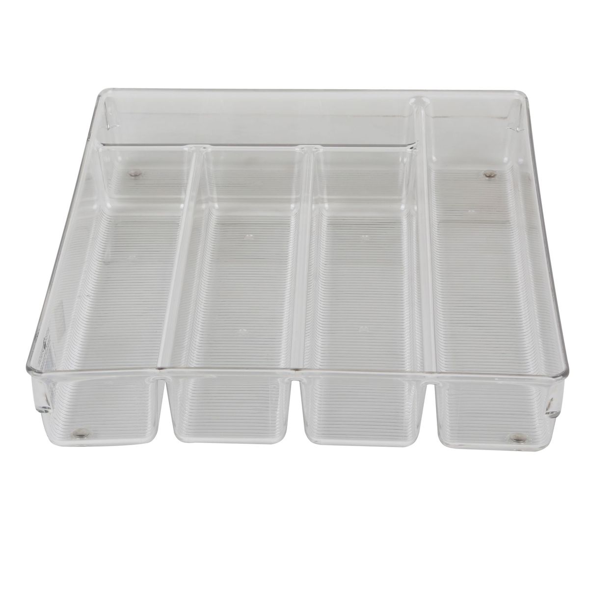 INTERDESIGN - Porta Cubiertos Organizador de Cocina Cajón 34.9x27.3x5.1cm