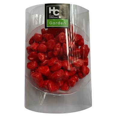 Piedras decorativas 1/4kg Rojo