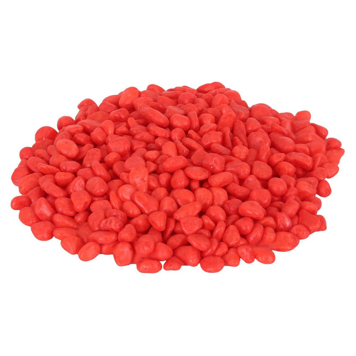 GENERICO - Piedras decorativas 1/4kg Rojo