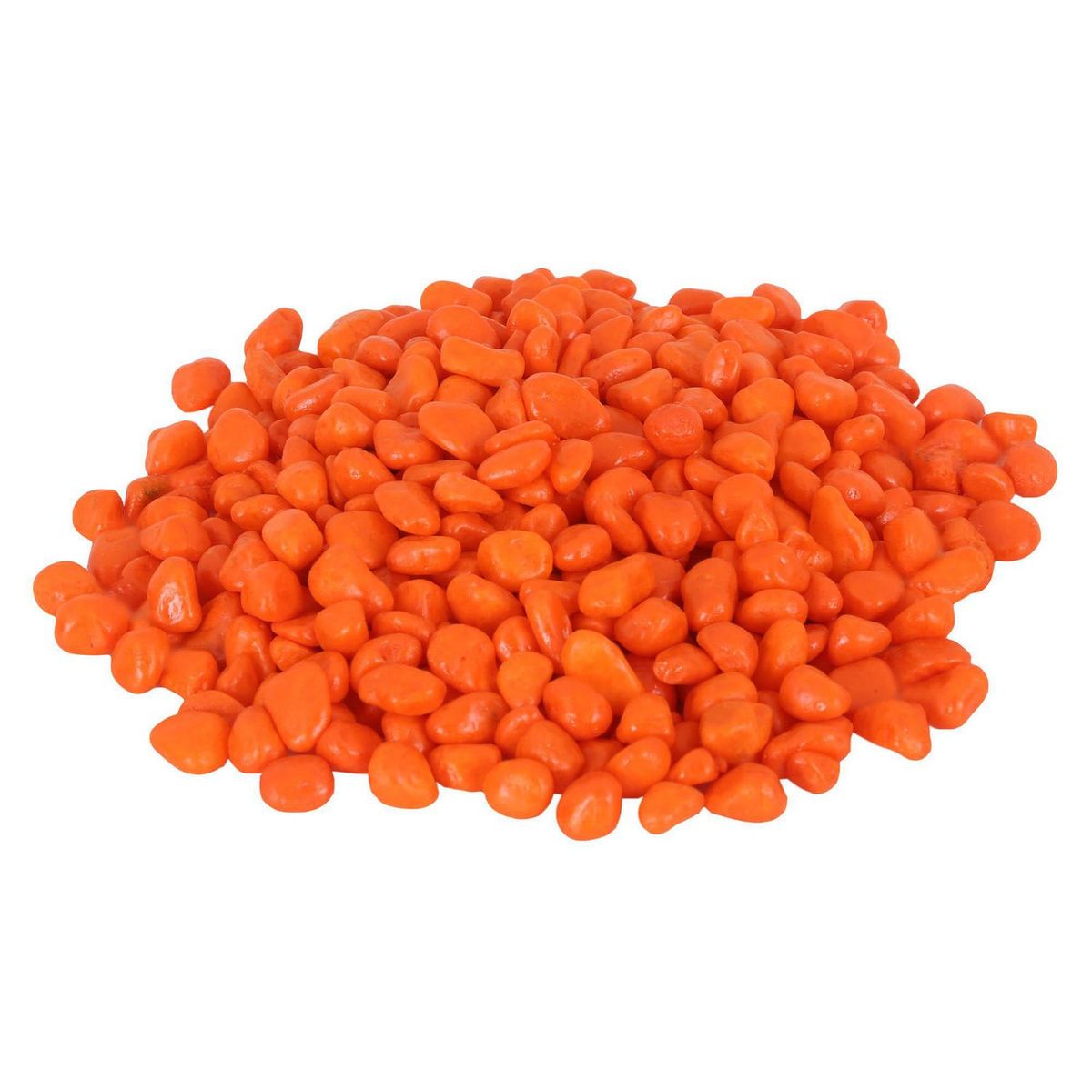 GENERICO - Piedras decorativas 1/4kg Naranja