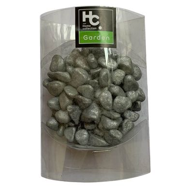 Piedras decorativas 1/4kg Plata