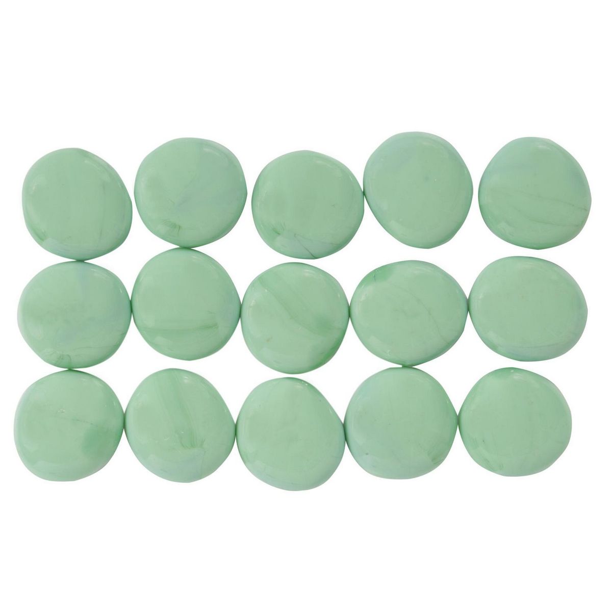 GENERICO - Gema Grande 22 unidades Vidrio Verde