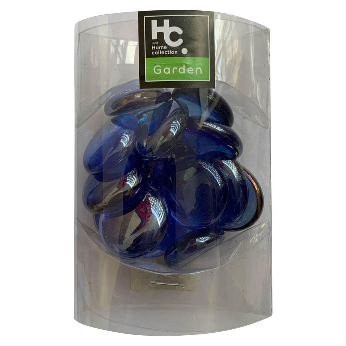 GENERICO - Gema Grande 17 unidades Vidrio Azul