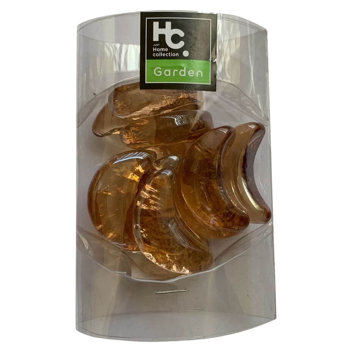 GENERICO - Gema Grande Luna 12 unidades Vidrio Marrón