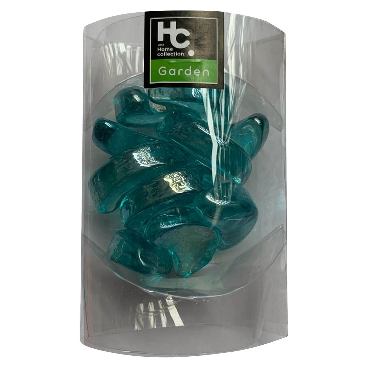 GENERICO - Gema Grande Luna 12 unidades Vidrio Celeste