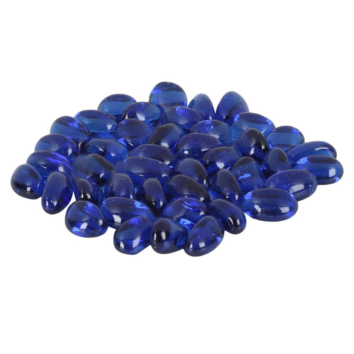 GENERICO - Gema Chica 50 unidades Vidrio Negro