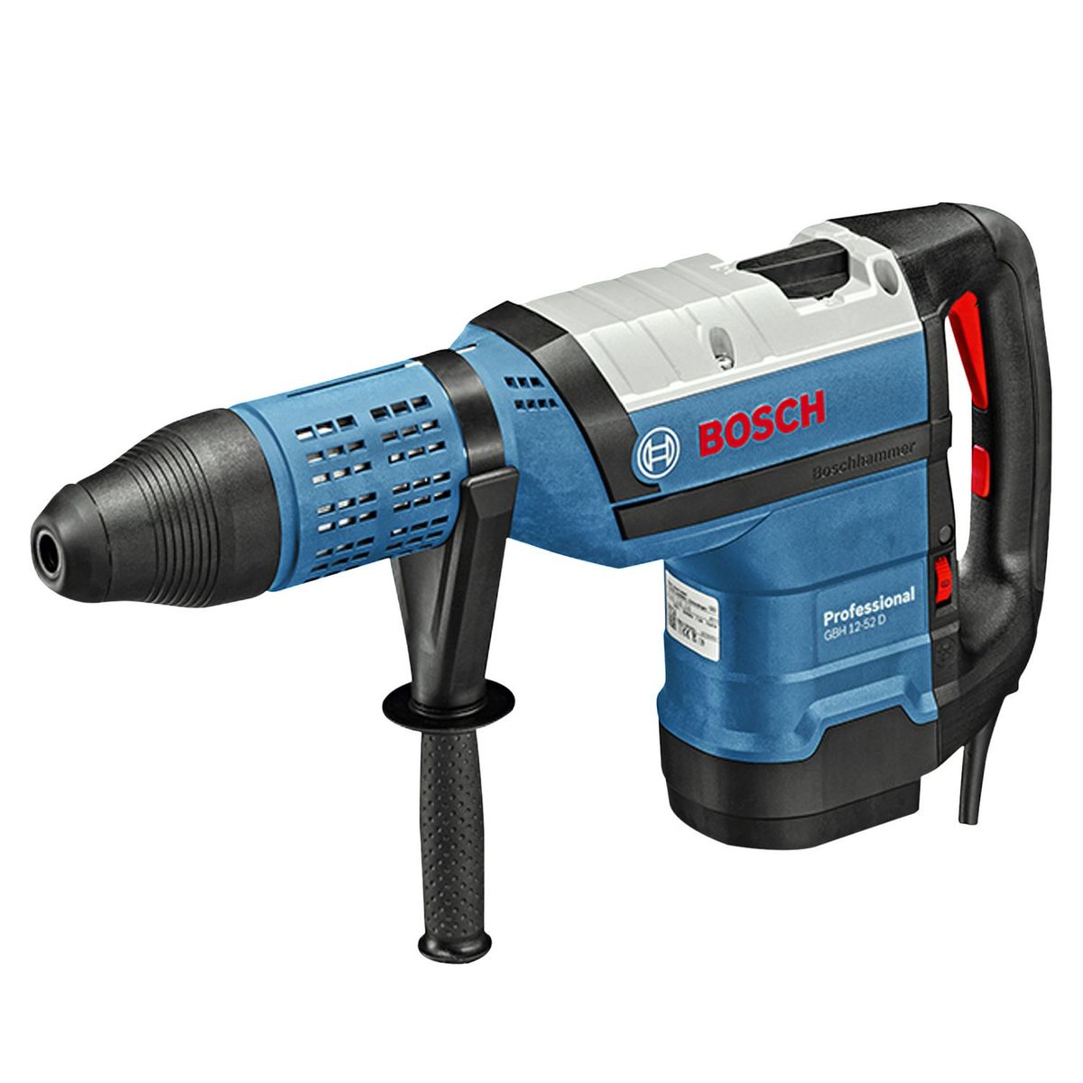  - Rotomartillo SDS Bosch Max Eléctrico 1700W Bosch + Generador a Gasolina 3300W Bauker + Broca SDS-MAX 32x400/520 mm Bosch