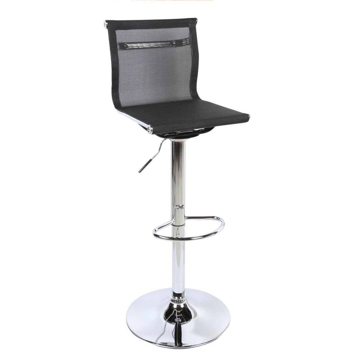 JUST HOME COLLECTION - Silla Bar Malla Negro