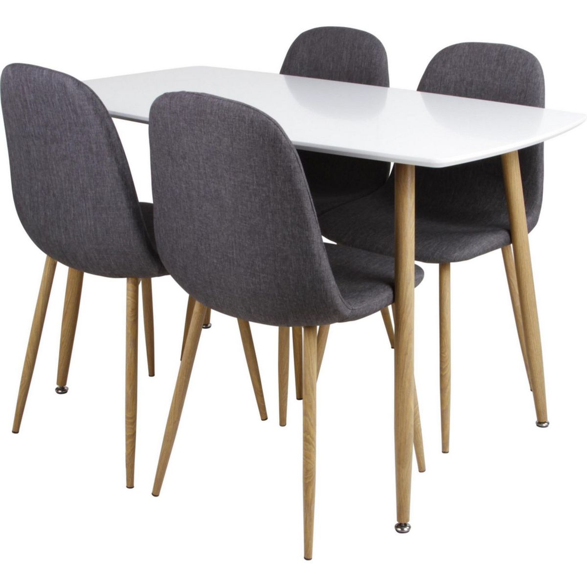 HOMY - Juego de Comedor Scan 4 Sillas