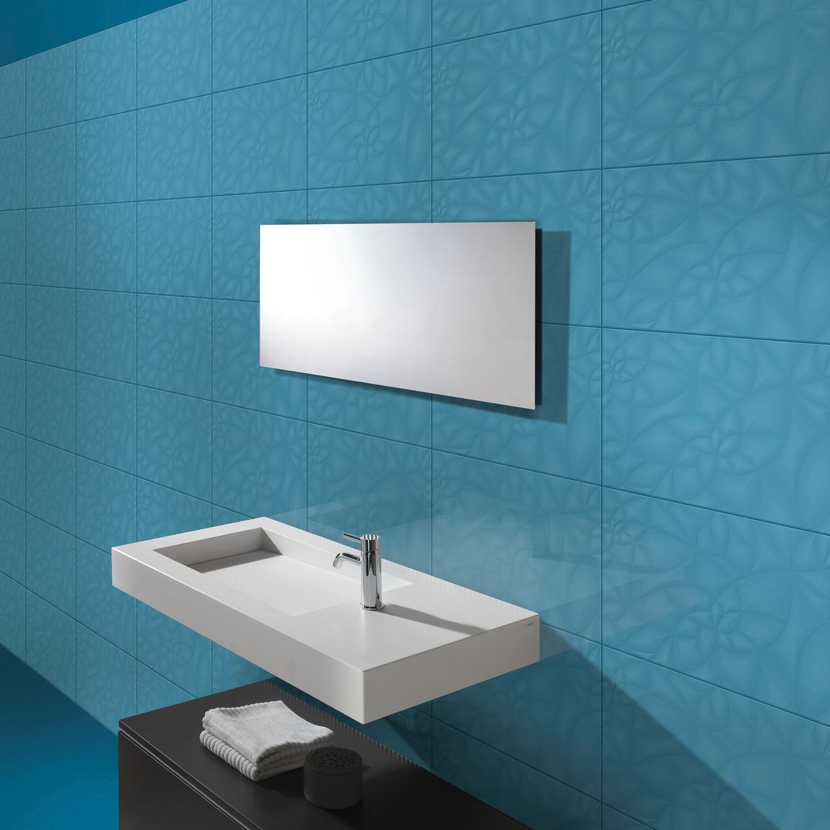 SAN LORENZO - Cerámica Azul Decorado 27x46cm 1.70m2 Passion Sky