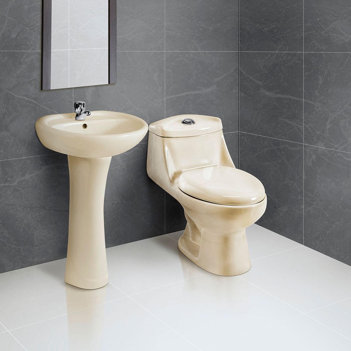 SENSI DACQUA - Pedestal para Lavamanos Lara Bone