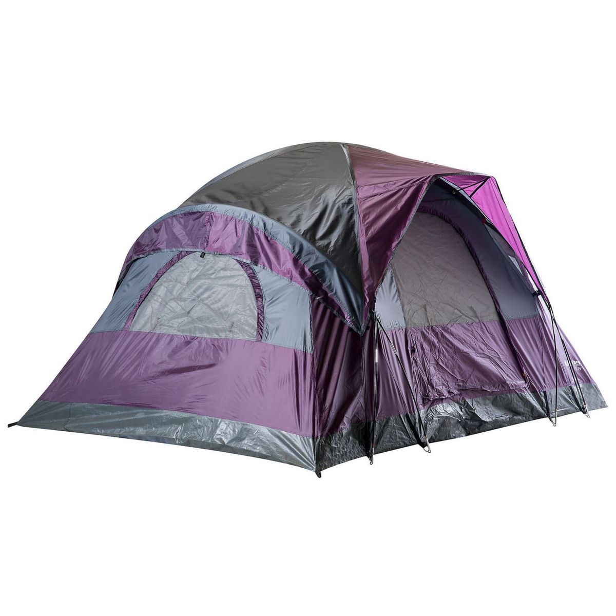 KLIMBER - Carpa Para 6 Personas Modelo Mayon Color Morado/Gris