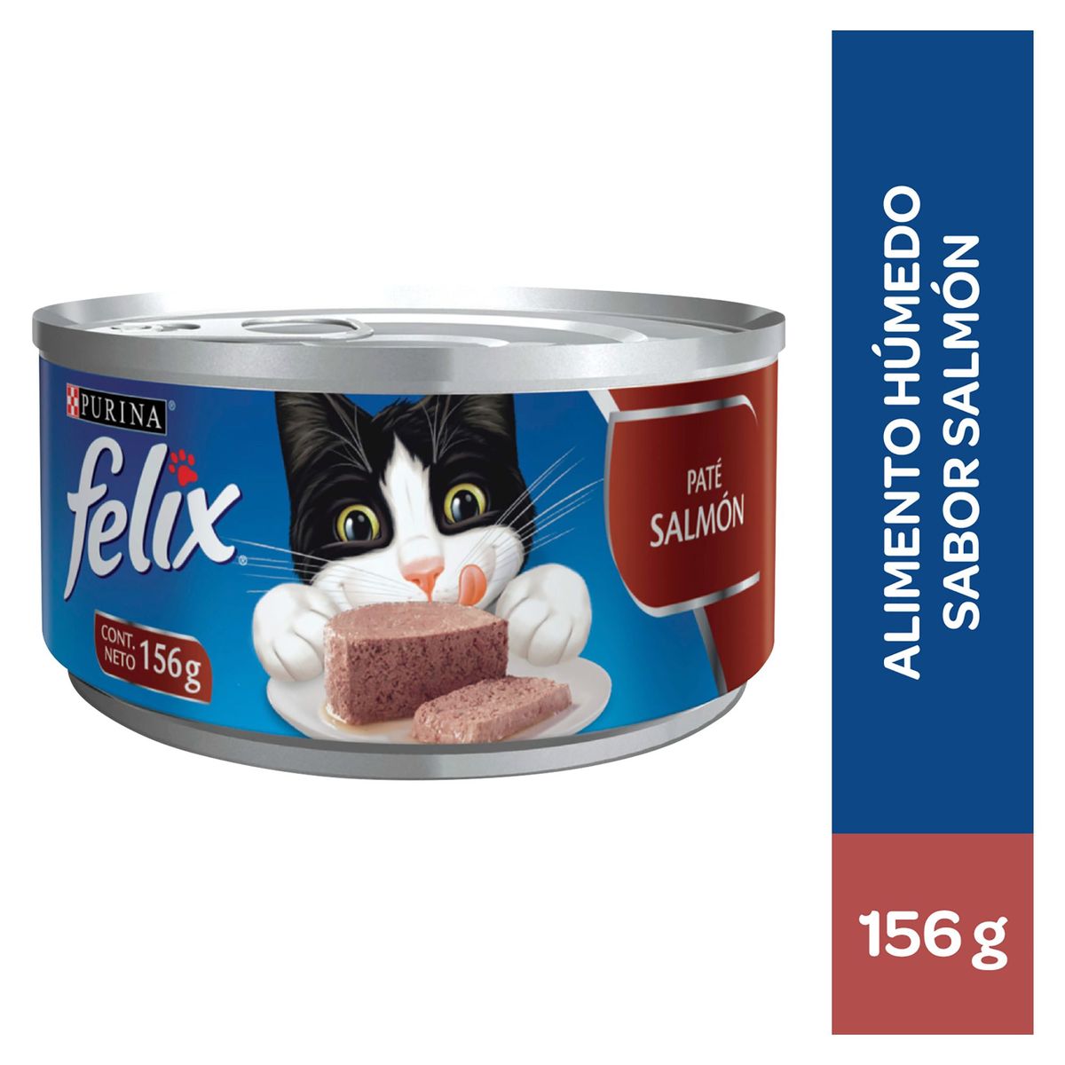 FELIX LATA - Felix Adultos Pate para Gatos 156 gr Sabor Salmon