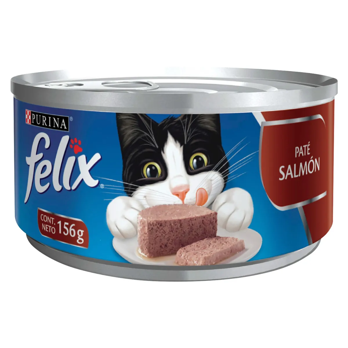 FELIX LATA - Felix Adultos Pate para Gatos 156 gr Sabor Salmon