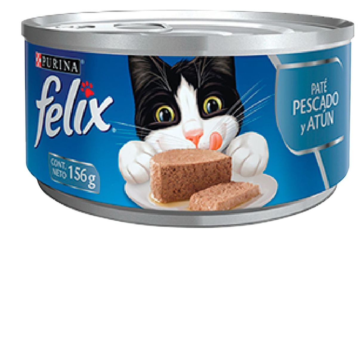 FELIX - Felix Adultos Pate para Gatos 156 gr Sabor Pescado y Atún