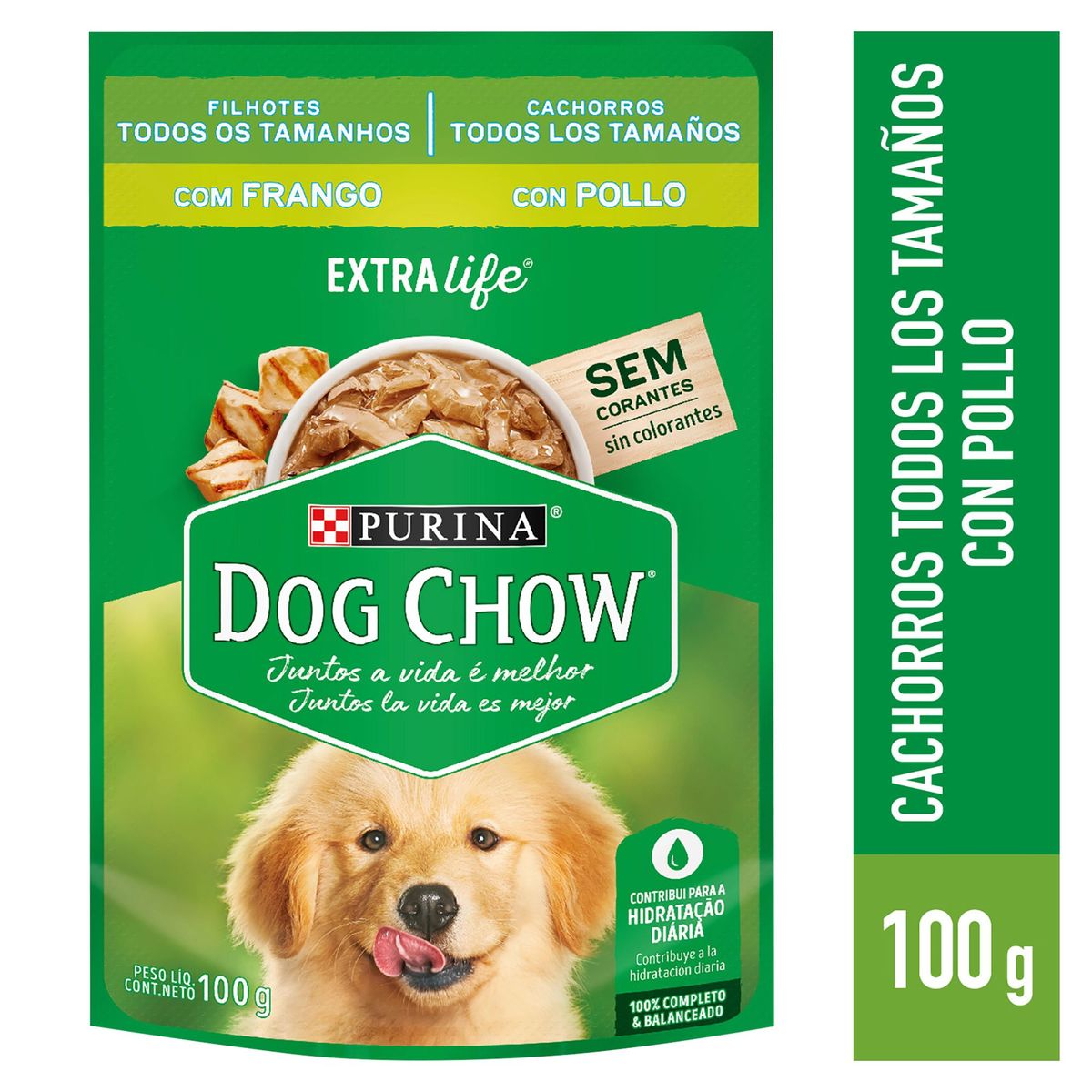 DOG CHOW - Dog Chow Adultos Alimento Húmedo para Perros 100gr Pollo