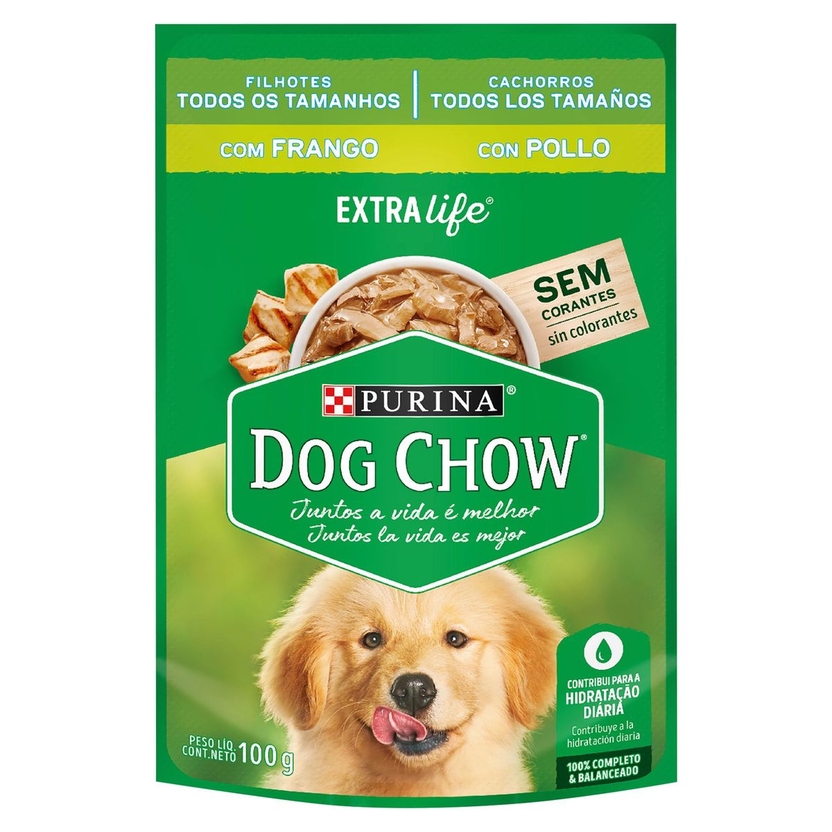 DOG CHOW - Dog Chow Adultos Alimento Húmedo para Perros 100gr Pollo