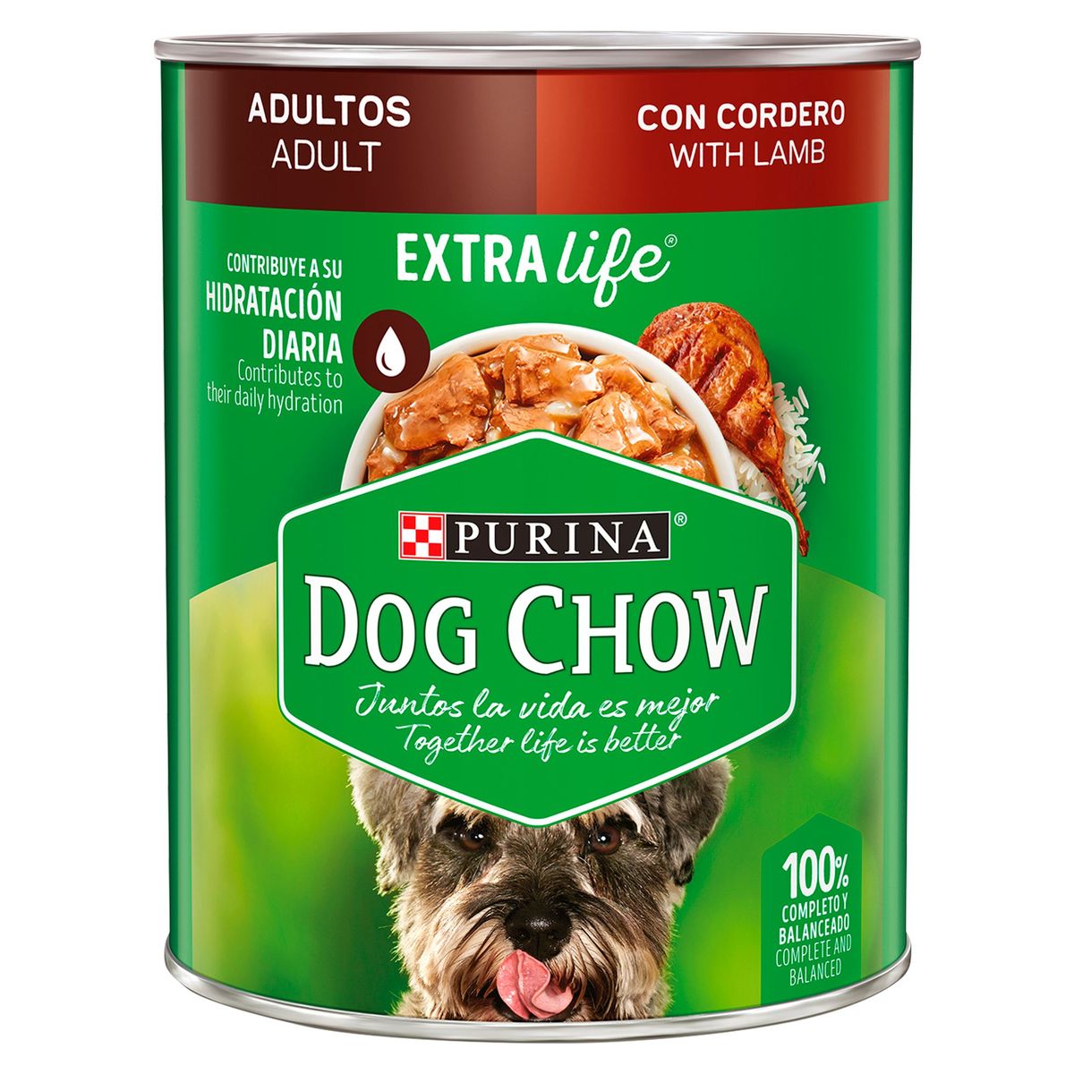 DOG CHOW - Dog Chow Adultos Alimento Húmedopara Perros 374gr Cordero