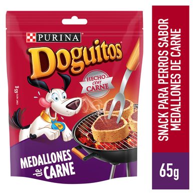 Doguitos Adultos Snack para Perros 65 gr Medallones Carne