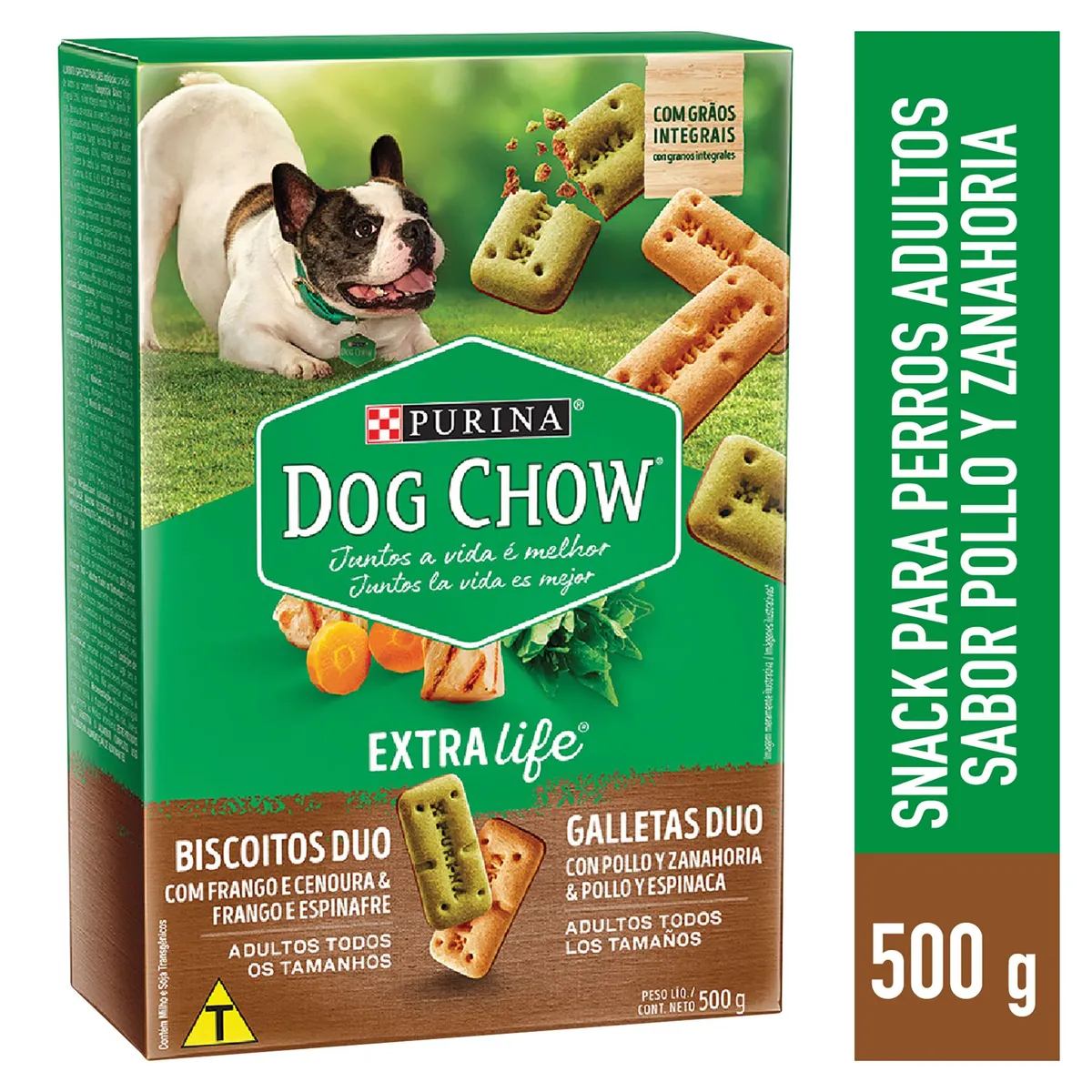 ABRAZZOS - Abrazzos Dog Chow Snack para Perros Integral 500gr Pollo