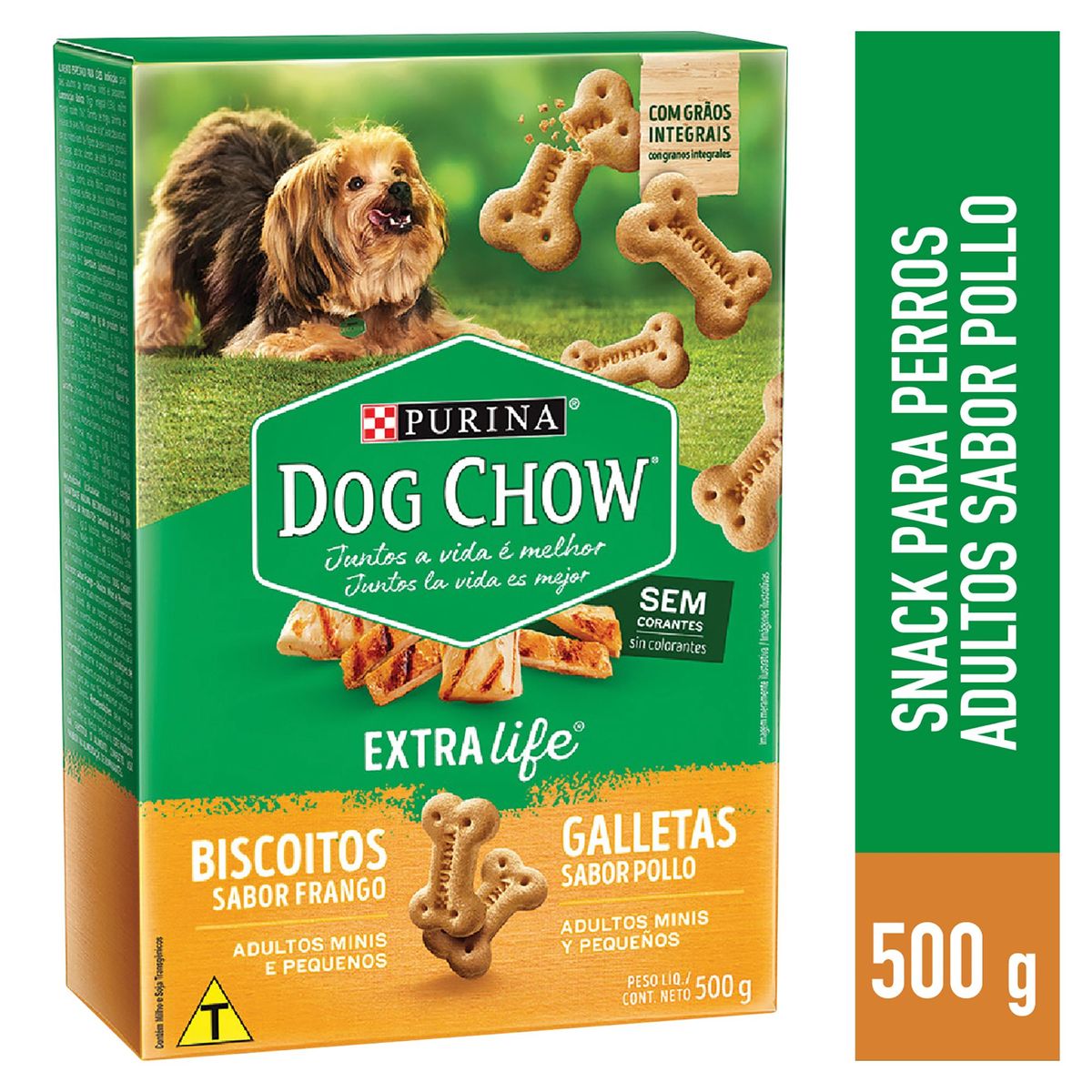 ABRAZZOS - Abrazzos Dog Chow Snack para Perros Integral 500gr Pollo