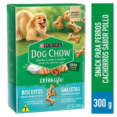 Abrazzos Dog Chow Cachorros Snack para Perros Integral 300 gr Sabor Pollo