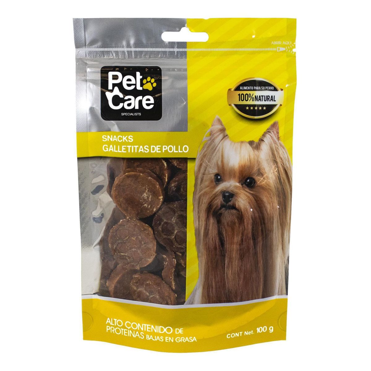 PET CARE - Pet Care Adultos Snack para Perros Galletitas de Pollo 100gr