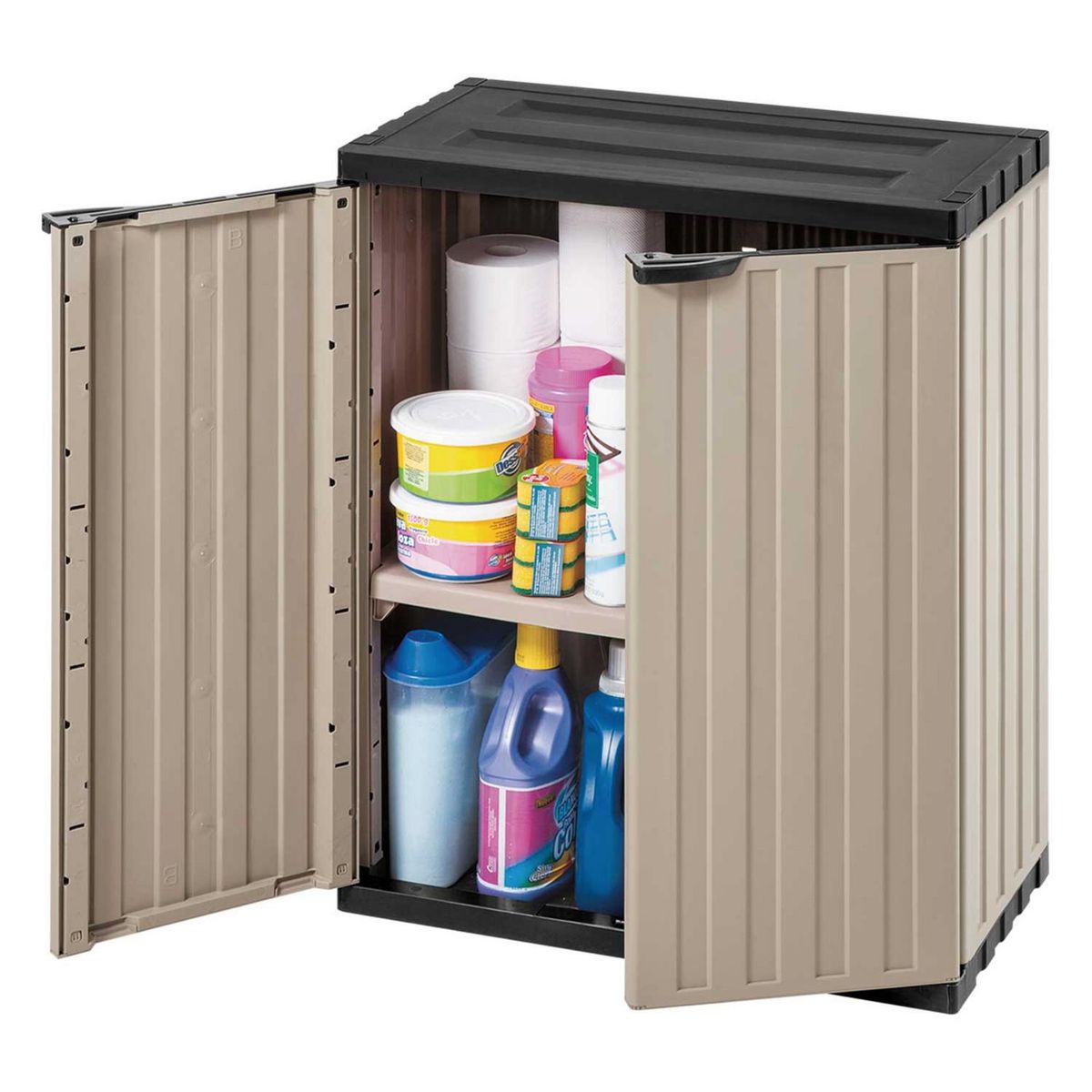 RIMAX - Armario Mediano Pardo/Negro