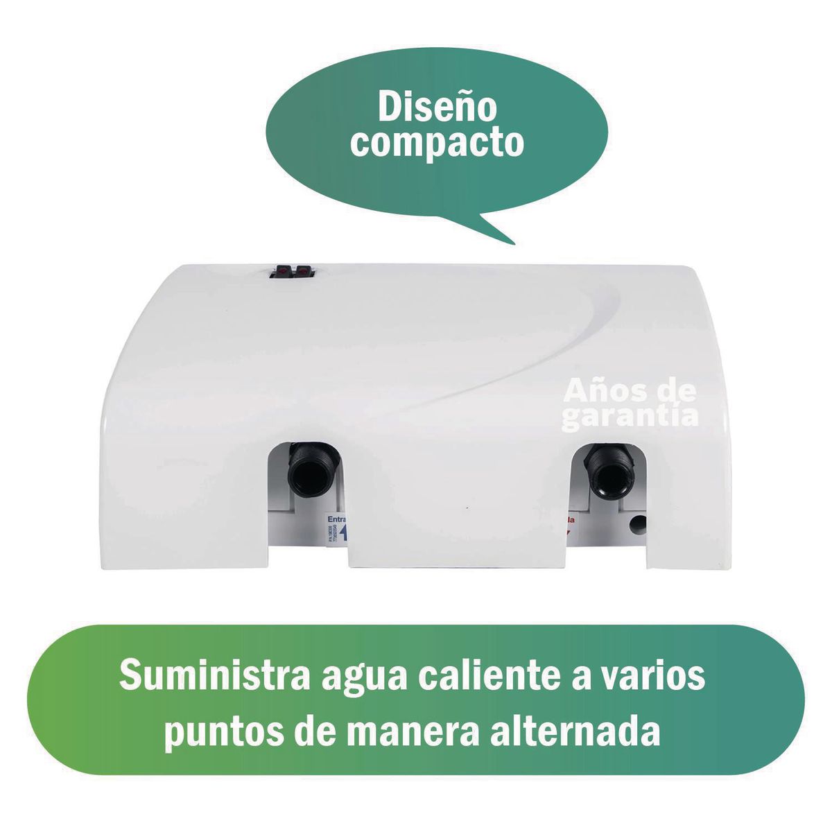 BOSCH - Calentador Eléctrico Bosch Multipunto 9.5kW + Kit