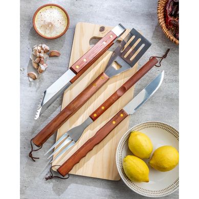 Set Mr Beef X4 Accesorios Parrilleros con tabla