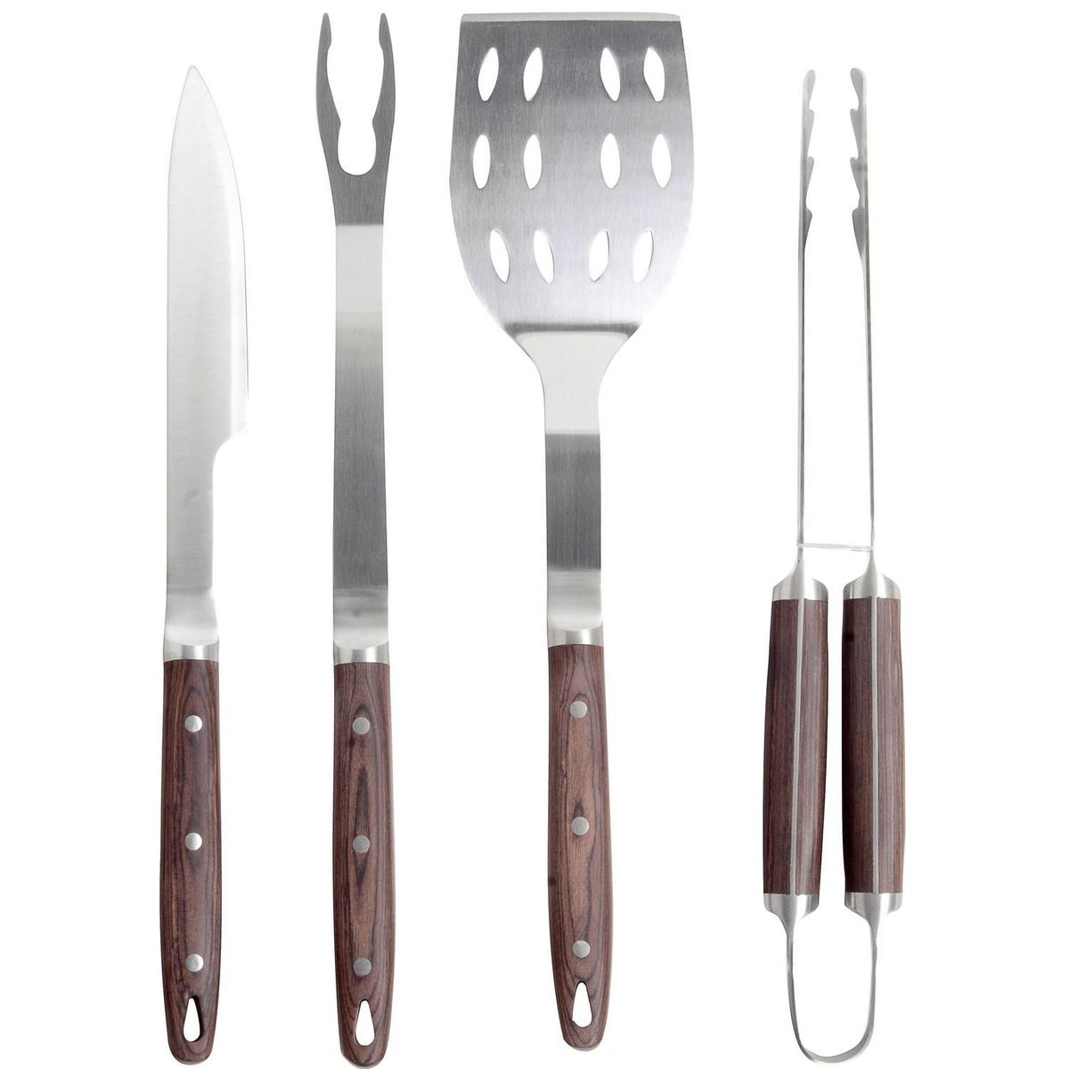 MR BEEF - Set 4 utensilios para parrilla