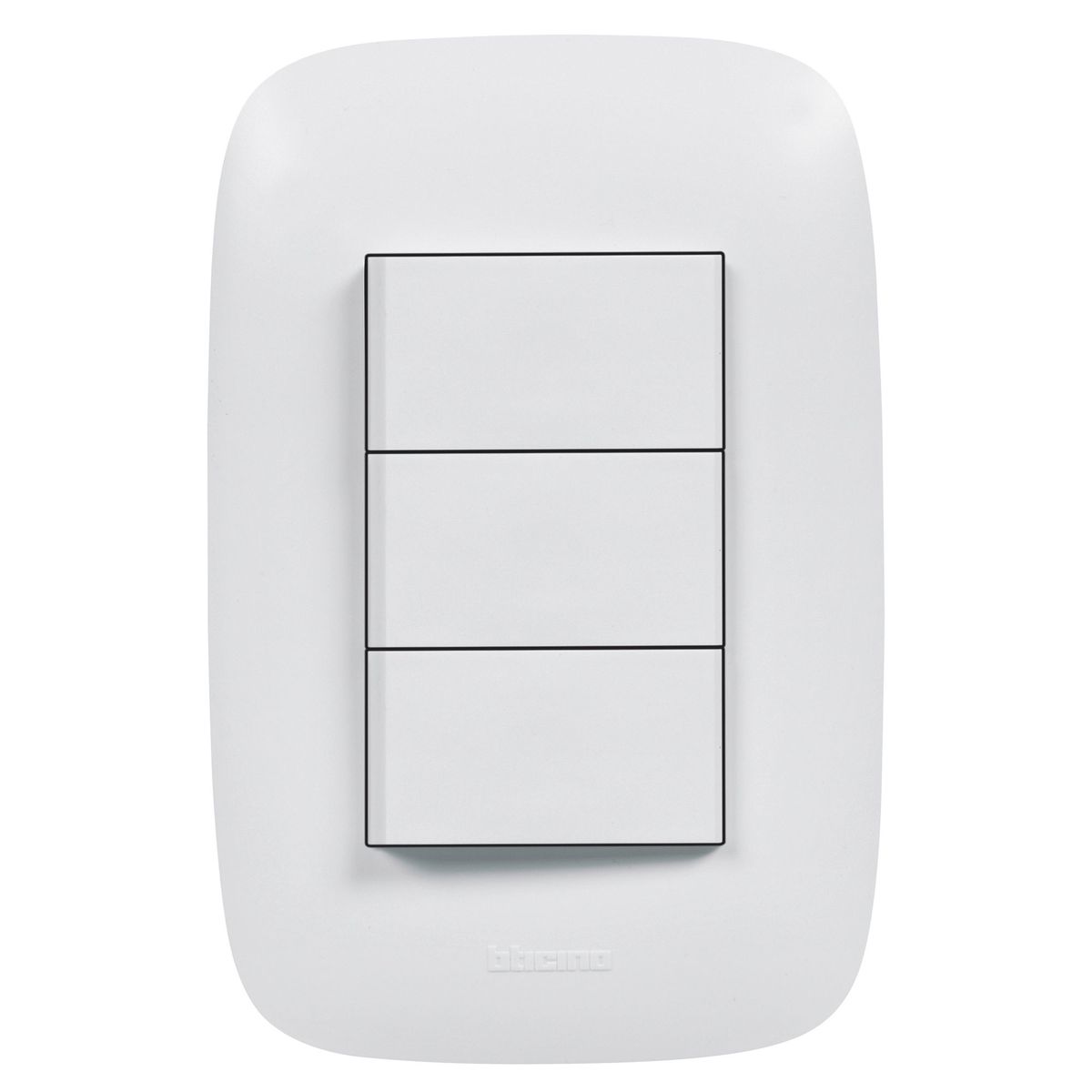 BTICINO - Conmutador Triple Domino Sencia Blanco