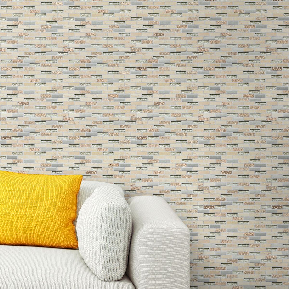 HOLZTEK - Malla de Vidrio Range 30x30cm Beige