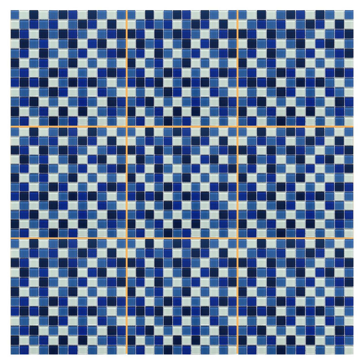 HOLZTEK - Malla Vidrio Azul Cielo 30x30cm