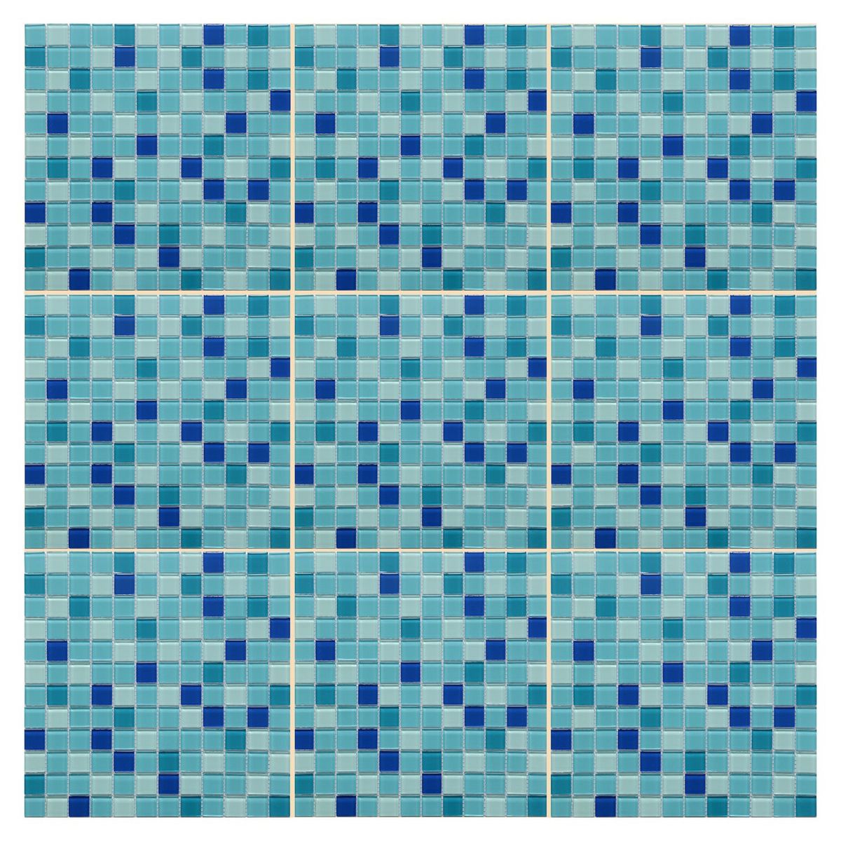 HOLZTEK - Malla Vidrio Azul 30x30cm 4mm