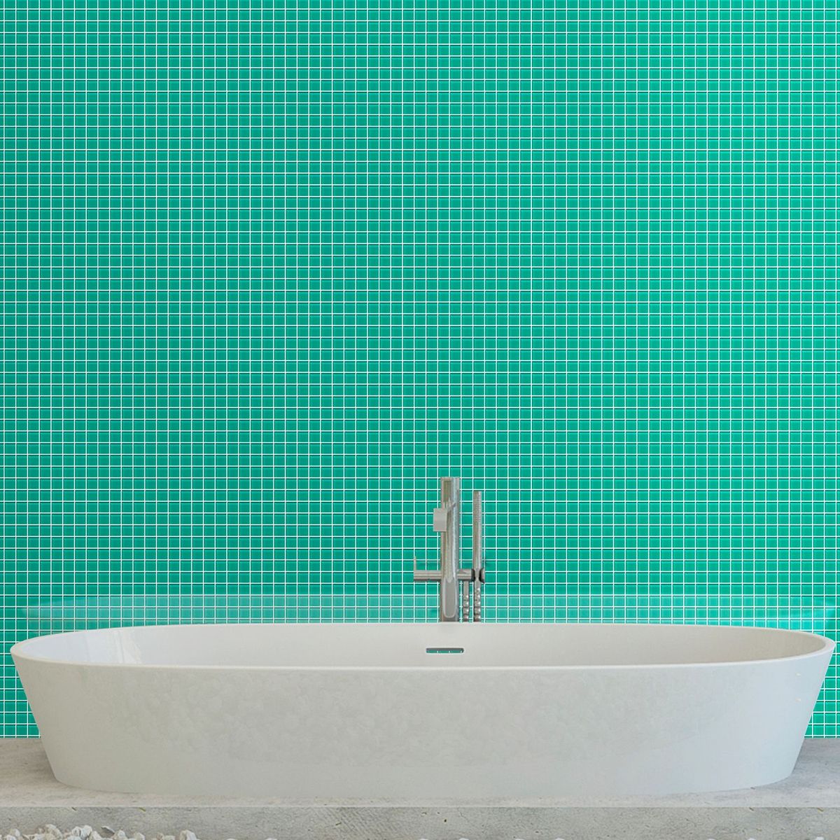 HOLZTEK - Malla Vidrio Verde Oscuro 30x30cm 4mm