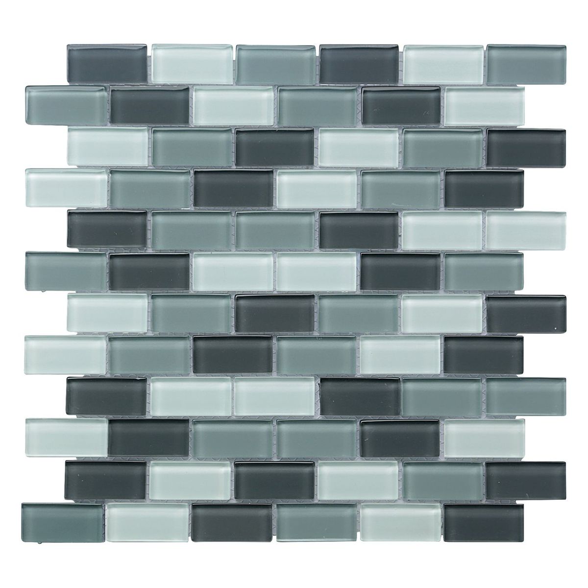 HOLZTEK - Malla Vidrio 30x30cm Negro/Blanco 4mm