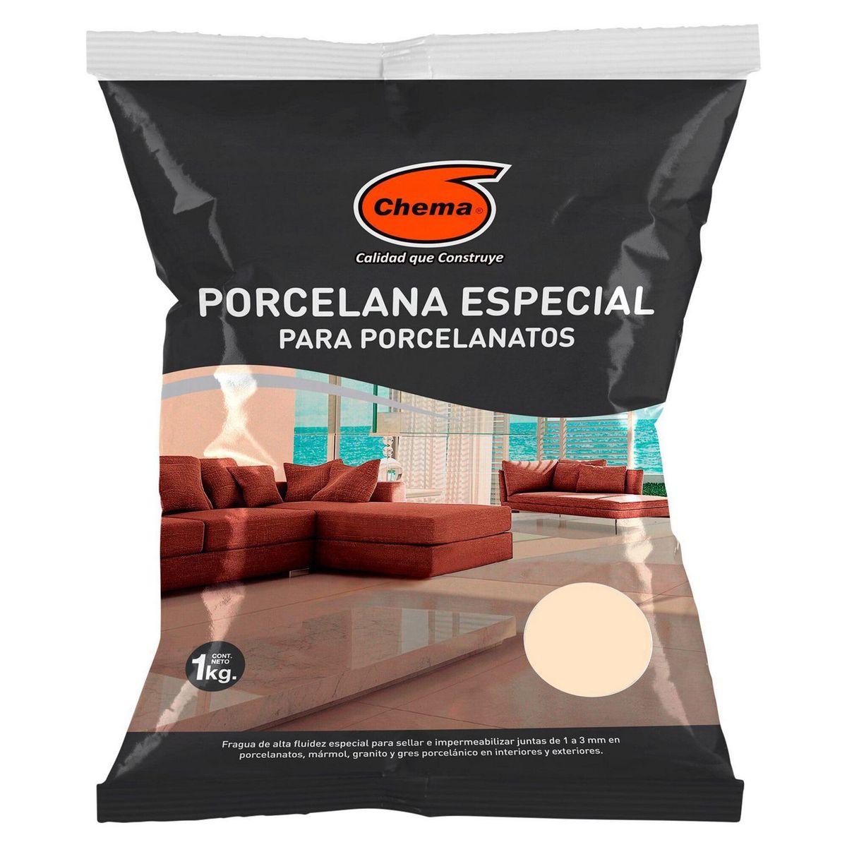 Porcelana Especial Hueso 1kg, marca CHEMA - Foto Principal