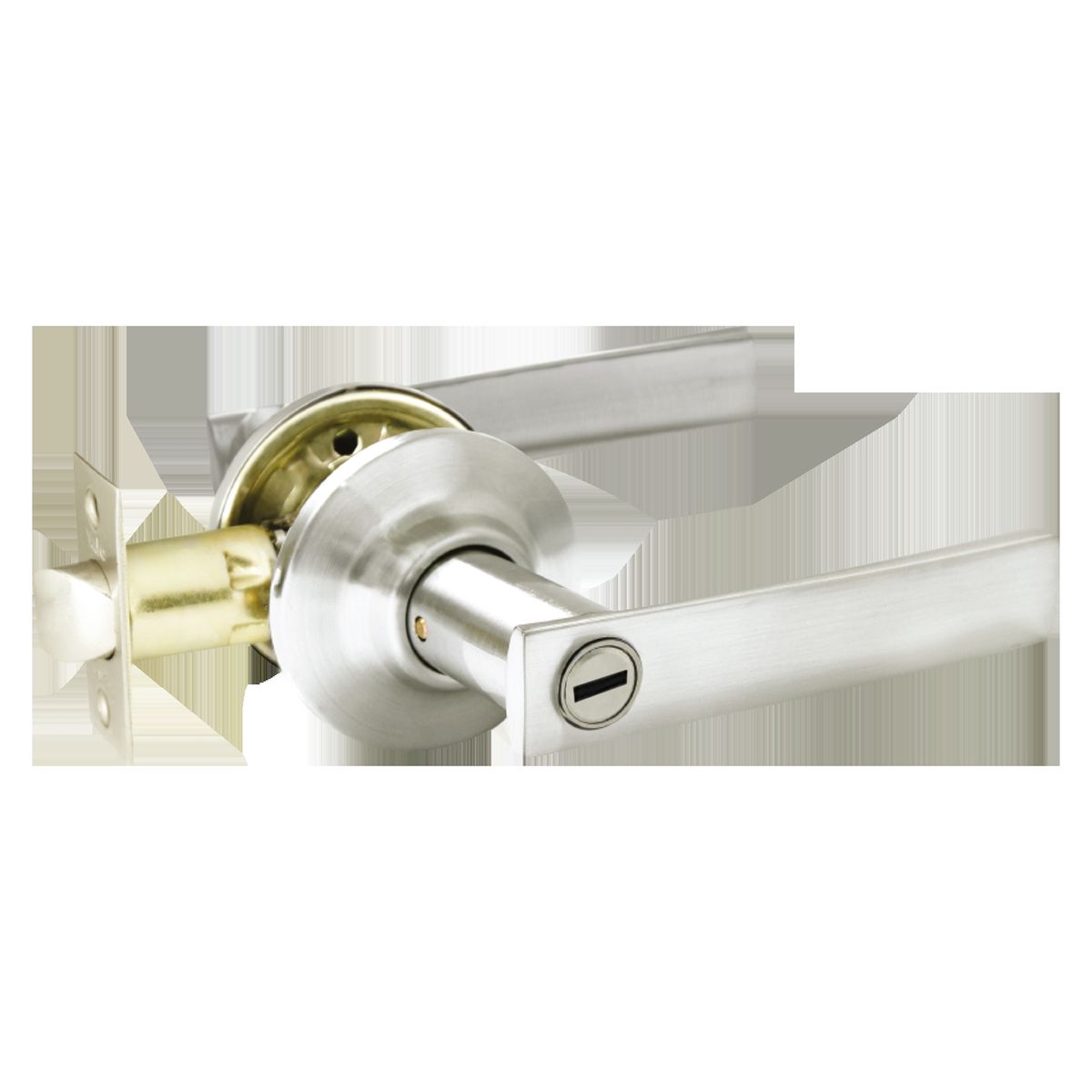 YALE - Cerradura de Manija Baño Lincoln Acero Inoxidable