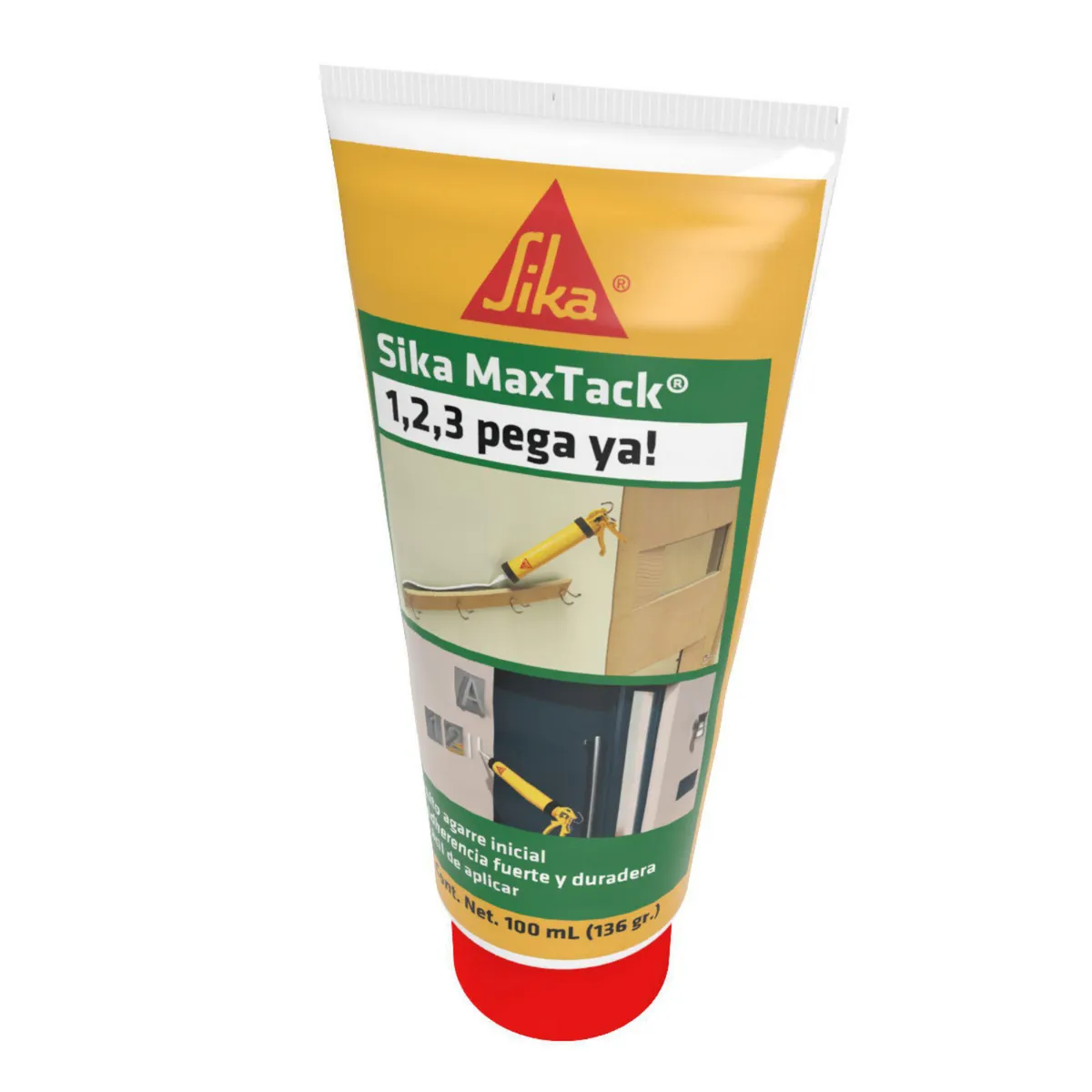 SIKA - Adhesivo Multipropósito Sika Maxtack Beige x 100ml