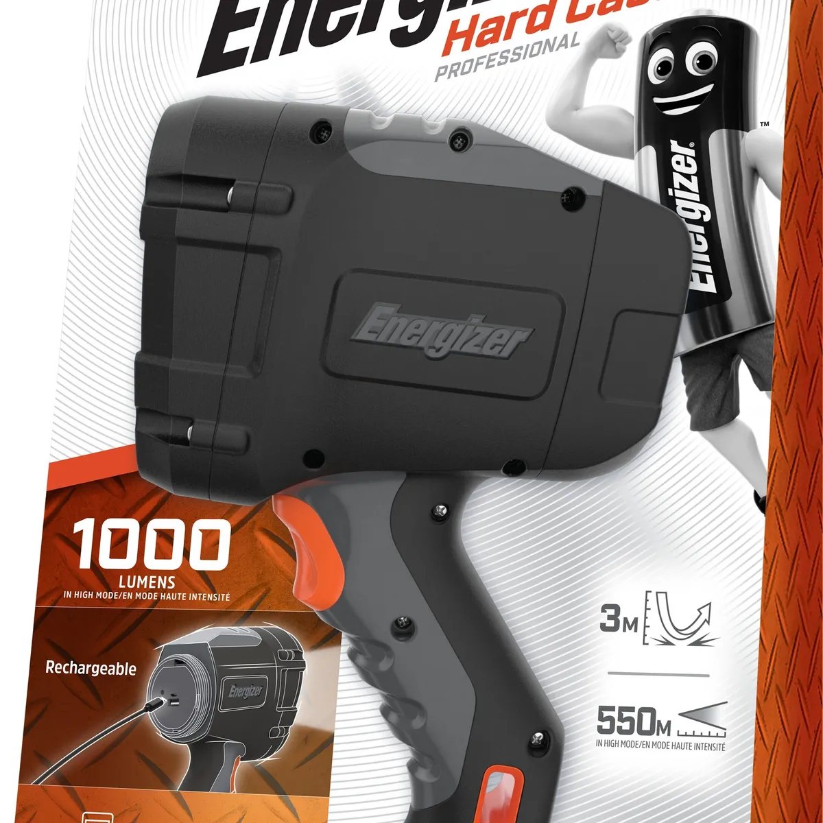 ENERGIZER - Linterna Hardcase Profesional Energizer 1000lm