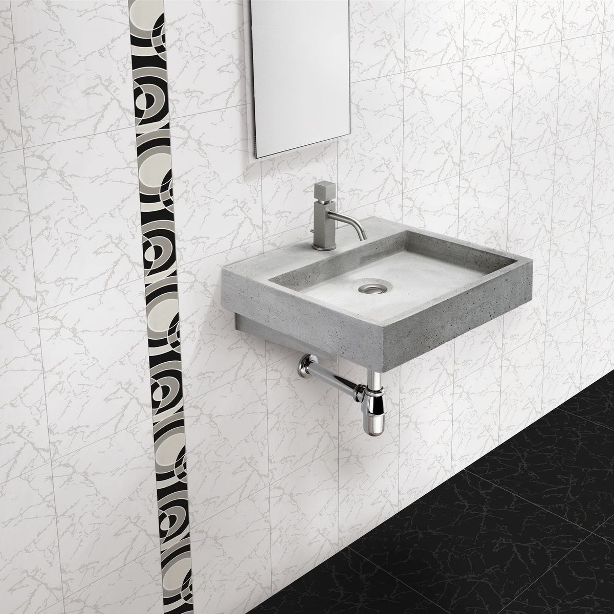 SAN LORENZO - Cerámica Lucienne Blanco Liso 24x40cm para piso