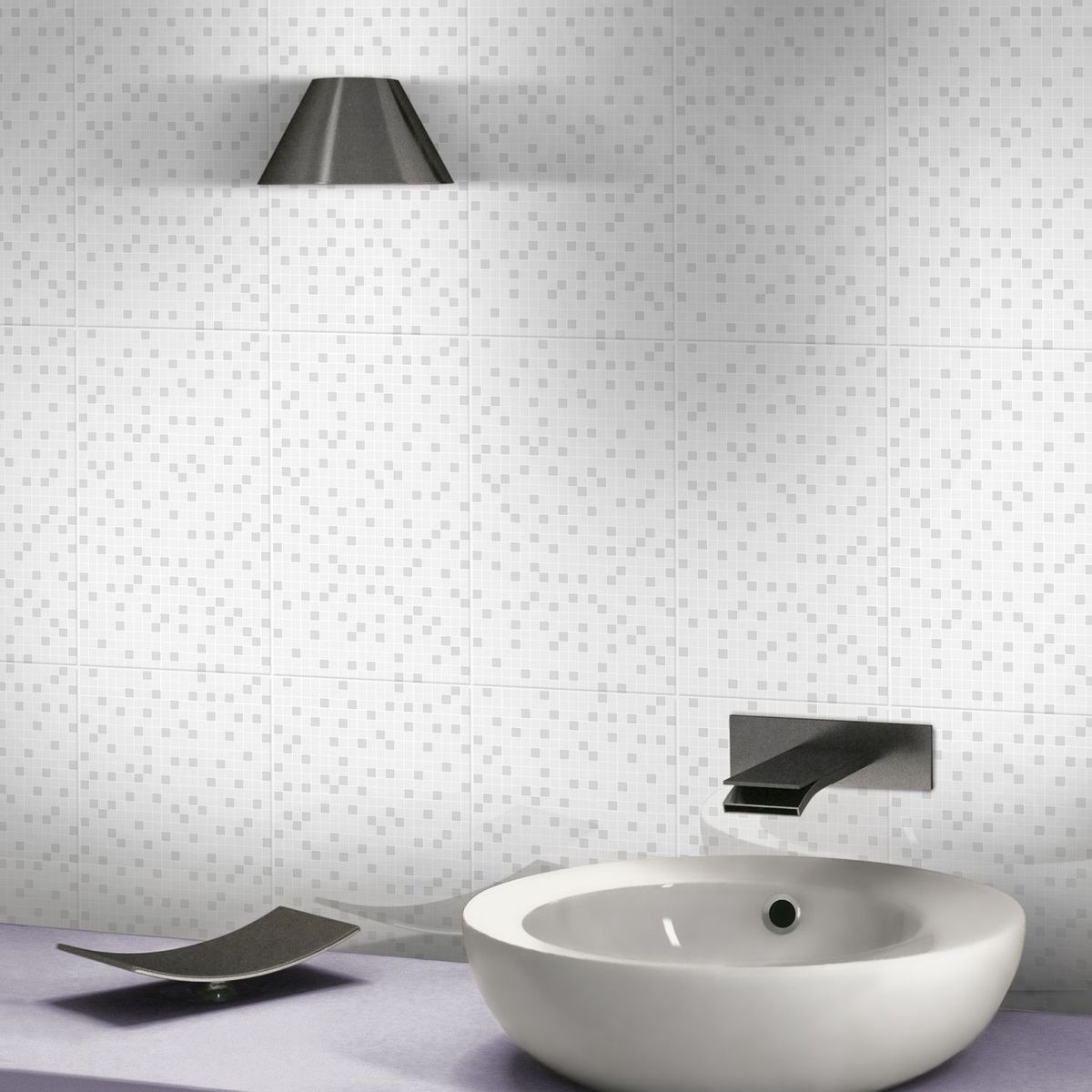 SAN LORENZO - Cerámica Laritza Blanco Liso 24x40cm para piso