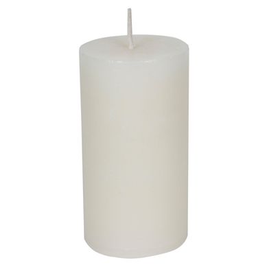 Vela Cilindrica Decorativa Cera Blanco 8x14cm