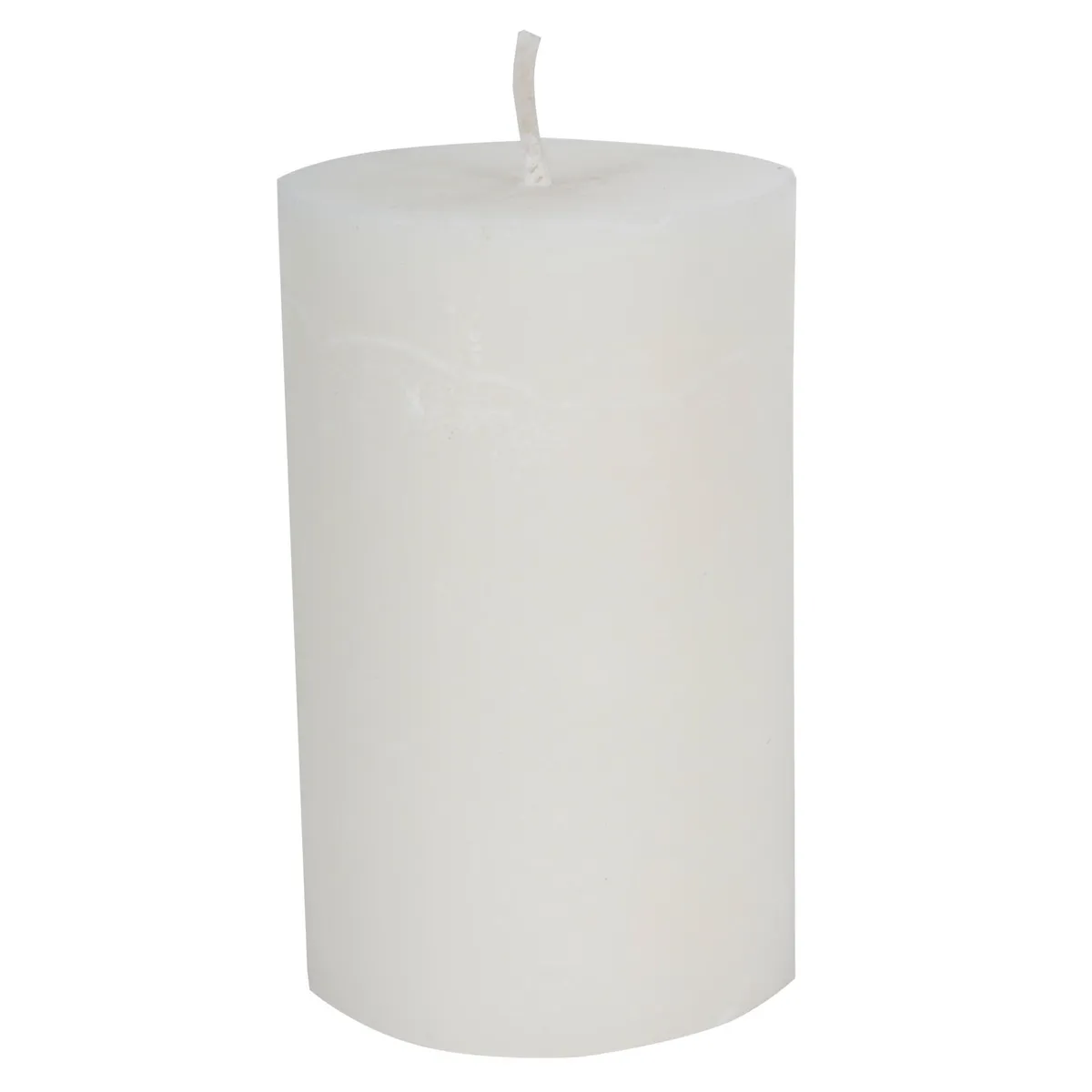 JUST HOME COLLECTION - Vela Cilindrica Decorativa Cera Blanco 8x12cm