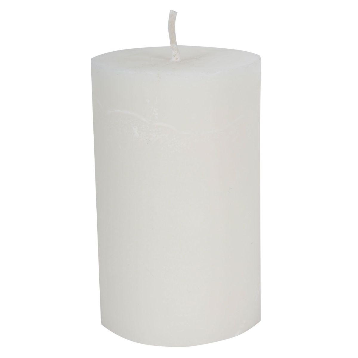 JUST HOME COLLECTION - Vela Cilindrica Decorativa Cera Blanco 8x12cm