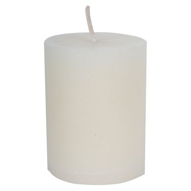 Vela Cilindrica Decorativa Cera Blanco 8x10cm