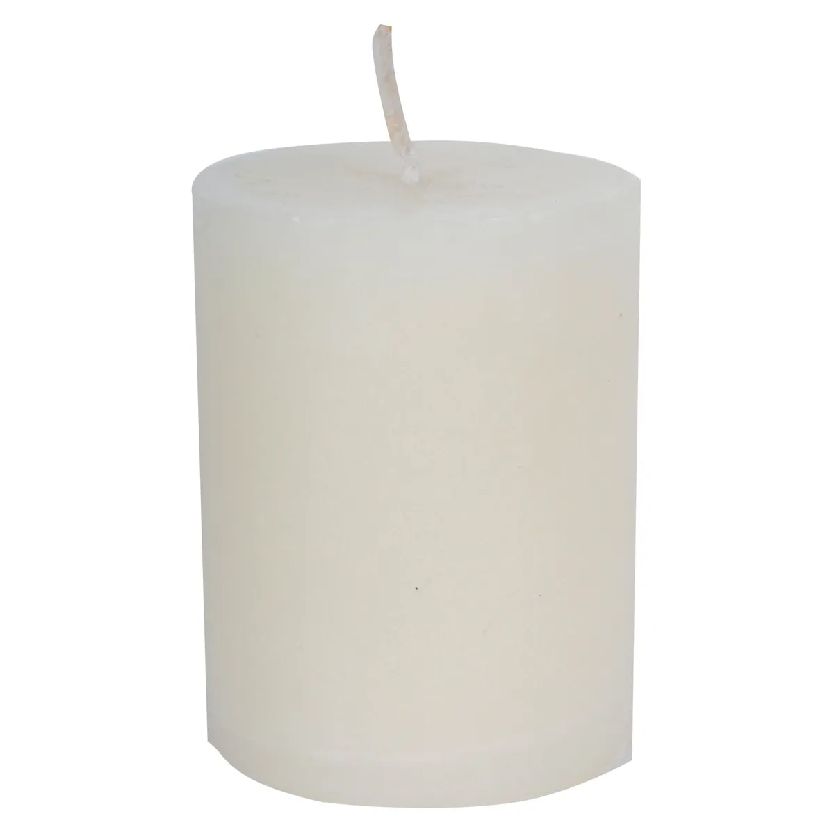 JUST HOME COLLECTION - Vela Cilindrica Decorativa Cera Blanco 8x10cm